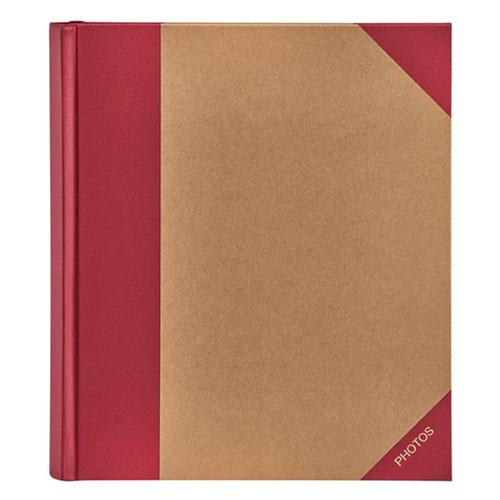 Kenro Wood Photo Album - Green/Red - Holds 200 7x5-inch Prints
