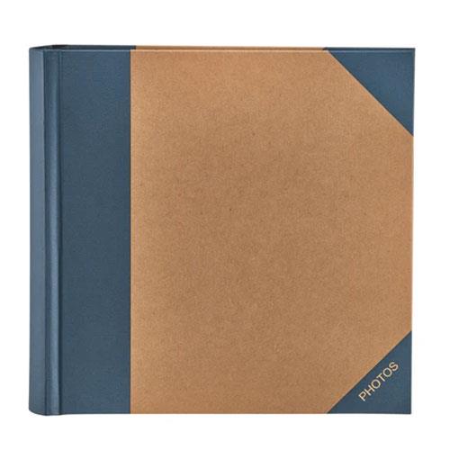 Kenro Wood Photo Album - Holds 200 6x4-inch Prints - Green/Blue