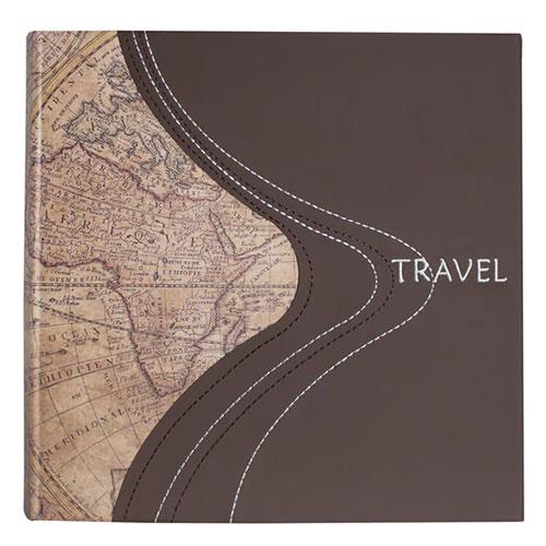 Kenro World Navigator Memo Photo Album - 6x4 / 10x15cm - Brown
