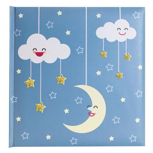 Kenro Moon and Stars Baby Memo Photo Album - Holds 200 Photos