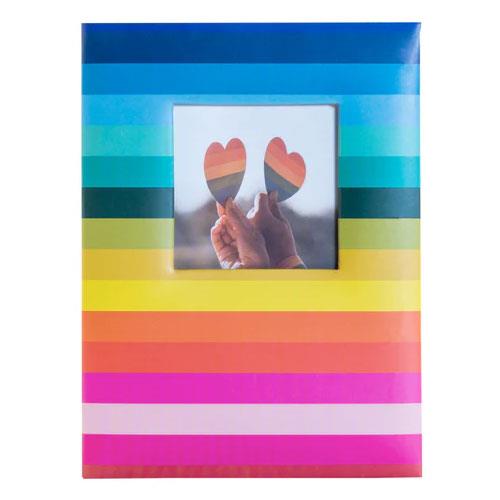 Kenro Rainbow Photo Album - 100 6x4 Photos - Memo Album