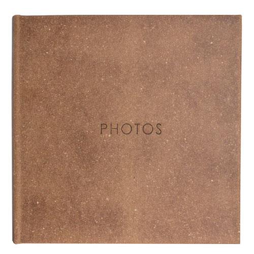 Kenro Leather Memo Photo Album - 200 Photos - 6x4 Size - Brown