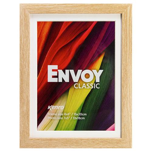 Kenro Envoy Classic PVC Photo Frame White 6x4 inch
