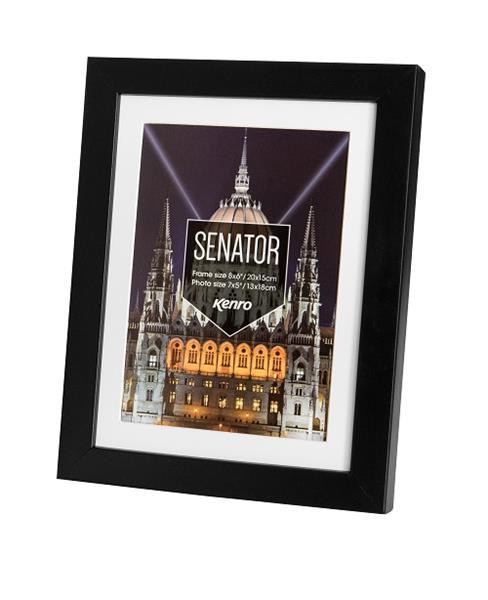 Senator Photo Frame 7X5 (13X18cm) - Black Product Image (Primary)
