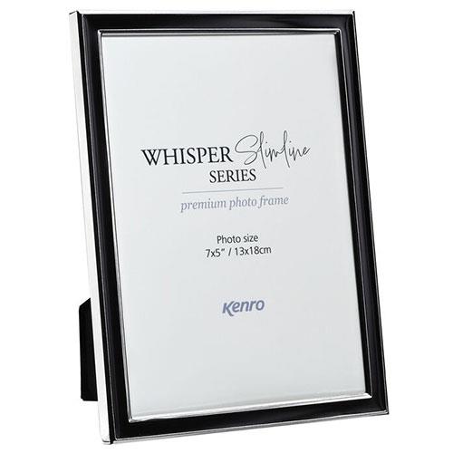 Kenro Silver Photo Frame 8x6-inch Black