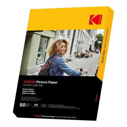 Kodak A4 Picture Paper 230gsm Glossy 50 Sheets