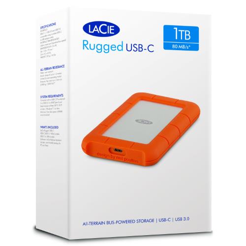 LaCie 1TB Rugged USB-C Product Image (Secondary Image 9)