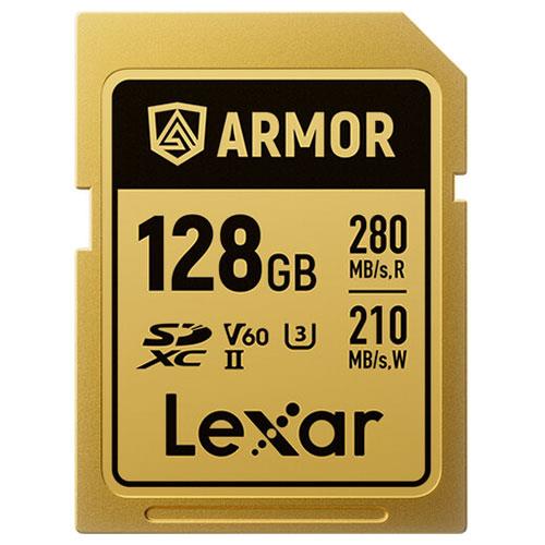 Lexar Armor Gold SDXC UHS-II Memory Card 256 GB V60 U3