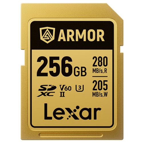 Lexar Gold 256Gb Armor Uhs-Ii Sdxc Memory Card New