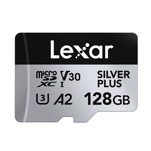 Lexar Professional SILVER PLUS MicroSDXC UHS-I 128GB U3 V30 Silver