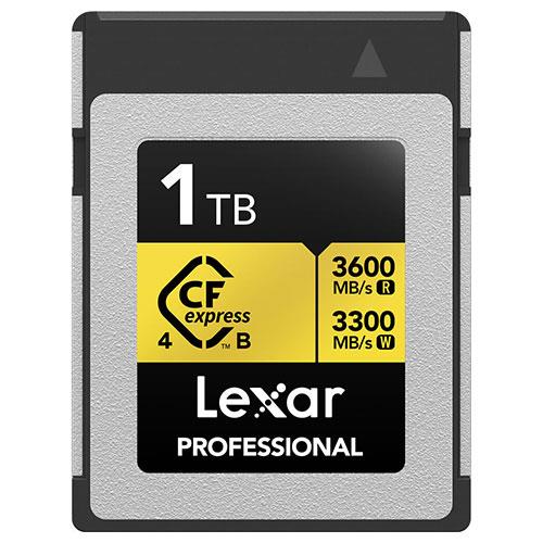 Lexar Professional Gold CFexpress 4.0 Type B Memory Card 1TB
