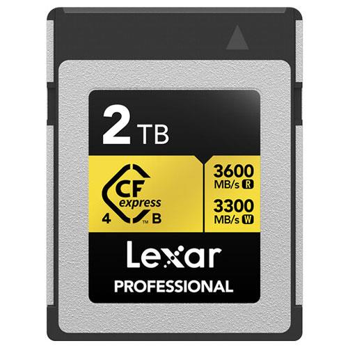Lexar Professional Gold CFexpress 4.0 Type B Memory Card 2TB