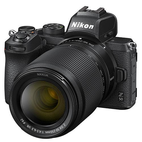 Z 50 Mirrorless Camera with DX 16-50mm and 50-250mm VR Lenses Product Image (Secondary Image 6)