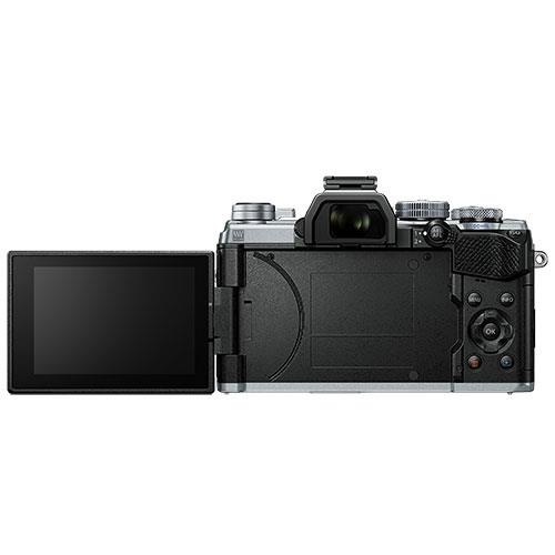 OM-D E-M5 Mark III Mirrorless Camera in Silver with 12-200mm Lens Product Image (Secondary Image 2)