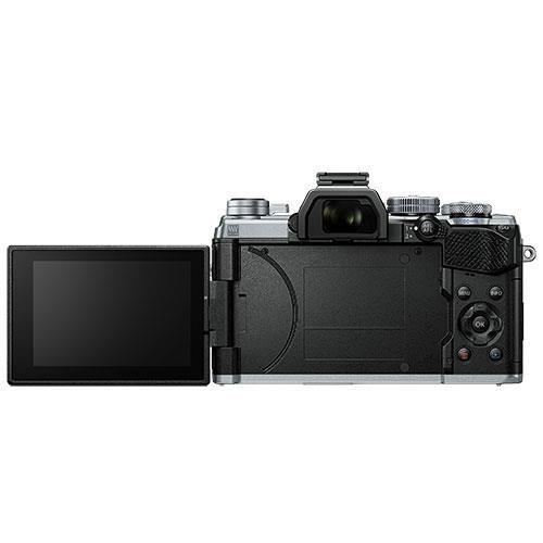 OM-D E-M5 Mark III Mirrorless Camera in Silver with 12-45mm F4 Pro Lens Product Image (Secondary Image 2)