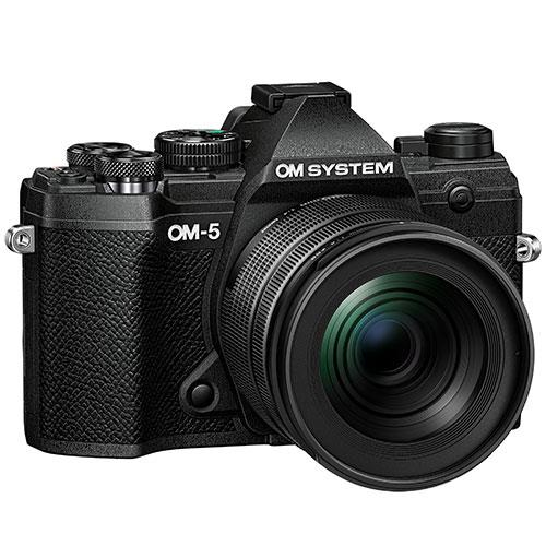 OM-5 Mirrorless Camera in Black with 12-45mm F4 Pro Lens Product Image (Secondary Image 4)