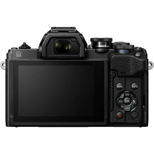 OM-D E-M10 Mark IV Mirrorless Camera Body in Black Product Image (Secondary Image 1)