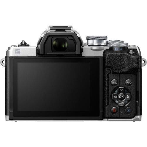 OM-D E-M10 Mark IV Mirrorless Camera in Silver with 14-150mm Lens Product Image (Secondary Image 2)