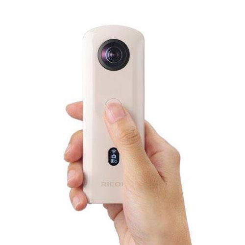 Theta SC2 360 Action Camera in White Product Image (Secondary Image 2)