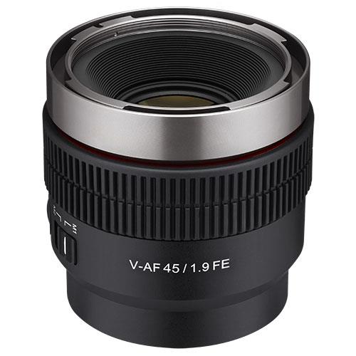 Samyang V-AF 45mm T1.9 Cine Lens - Black - Sony E-Mount