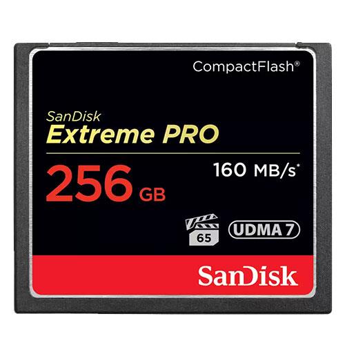 Extreme Pro CompactFlash 256GB 160MB/s Memory Card Product Image (Primary)