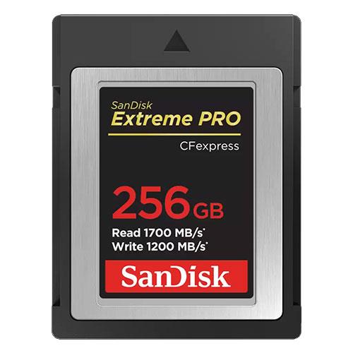 Extreme Pro CFexpress 256GB 1700MB/s Type B Memory Card Product Image (Primary)