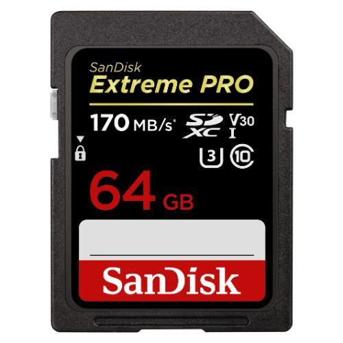 Extreme Pro SDXC 64GB Product Image (Primary)