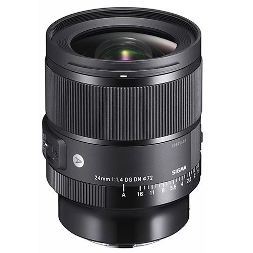 Sigma 24mm F1.4 DG DN Art Wide Lens for Sony E-Mount - Black