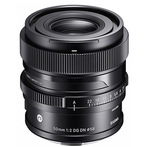 Sigma 50mm F2 DG DN Contemporary Telephoto Lens - Sony E-Mount - Black