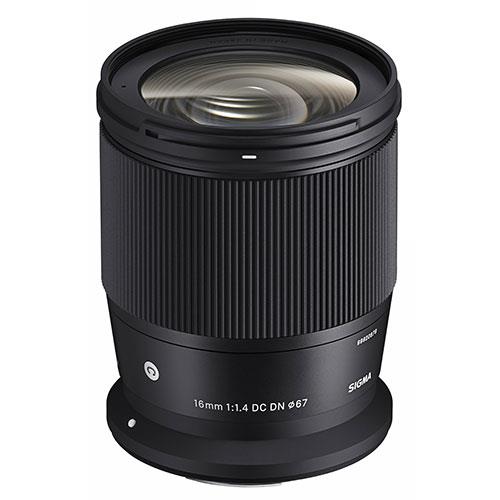 Sigma 16mm f/1.4 DC DN Contemporary Lens - Canon RF - Wide-angle - Black