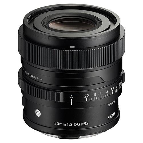 Sigma 50mm F2 DG DN Contemporary Prime Lens - L-Mount - Full Frame - Black