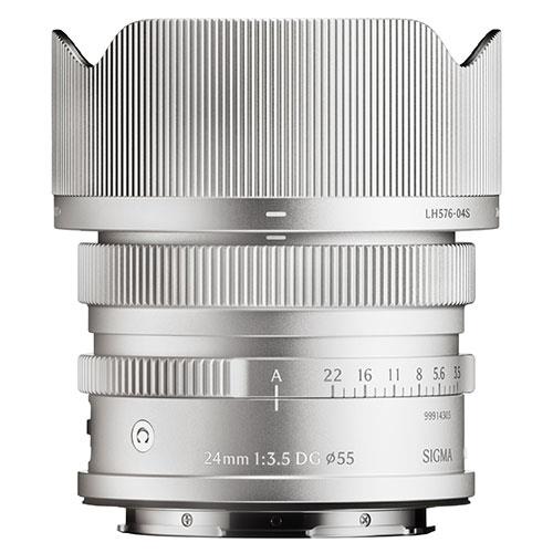 Sigma 24mm F3.5 DG Contemporary Prime Lens - L-Mount - Silver