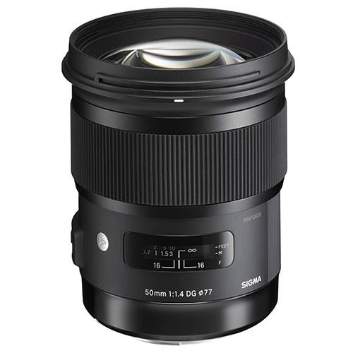 A picture of Sigma 50mm f/1.4 DG HSM Art Lens - Nikon Fit