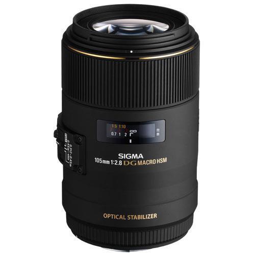 SIGMA 105 mm f/2.8 EX Macro DG HSM Standard Prime Lens - for Canon