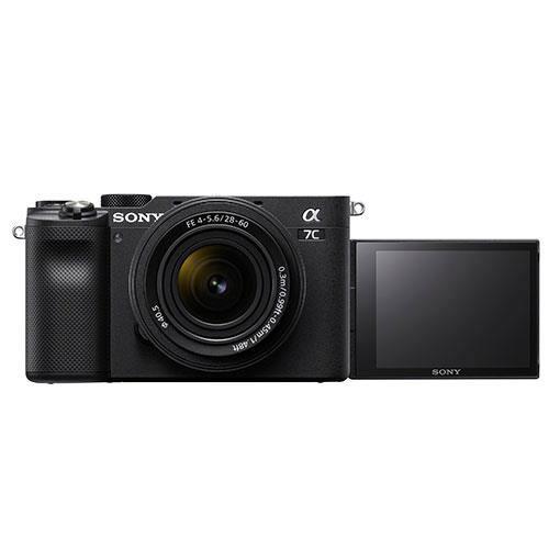 a7C Mirrorless Camera in Black with FE 28-60mm F4-5.6 Lens Product Image (Secondary Image 1)
