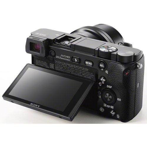 A6000 Compact System Camera in Black + 16-50mm Power Zoom Lens  Product Image (Secondary Image 3)