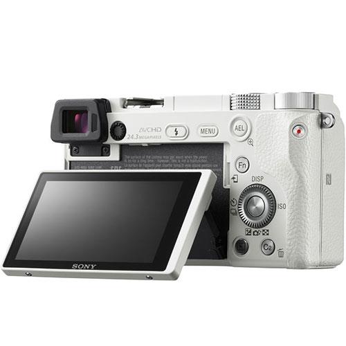 Buy Sony A6000 Mirrorless Camera in White with 1650mm Lens Jessops