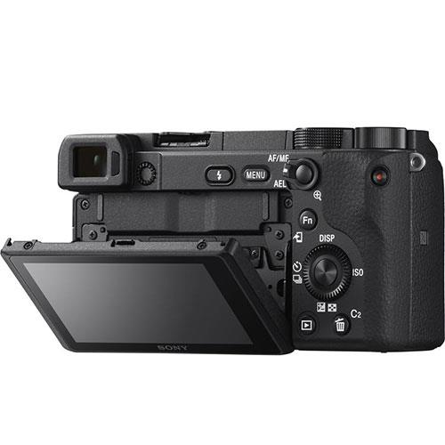 A6400 Mirrorless Camera Body in Black Product Image (Secondary Image 3)