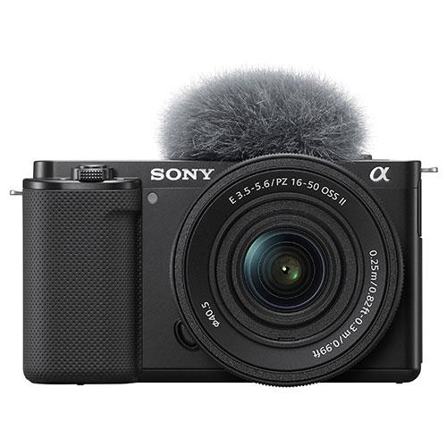 Sony ZV-E10 Mirrorless Camera with 16-50mm Lens - Black