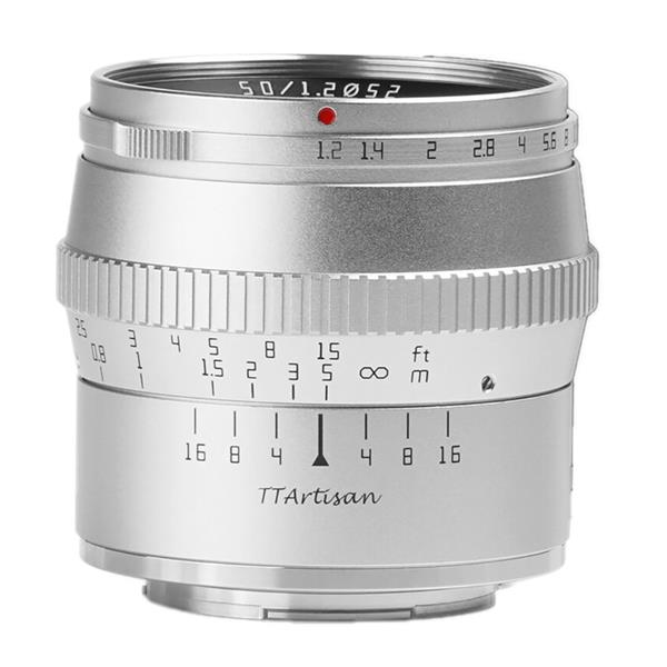 Ttartisan Silver 50Mm F1.2 Aps-C Lens - Fuji X Mount