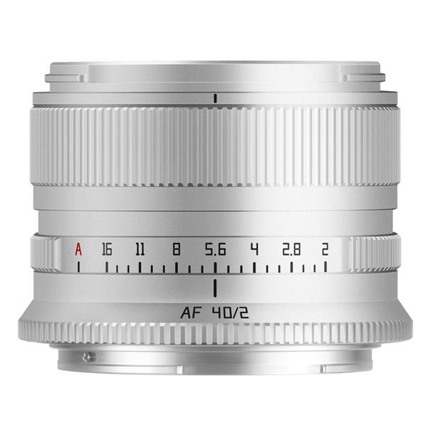 TTArtisan - AF 40mm F2 - Prime Lens - Nikon Z Mount - Silver