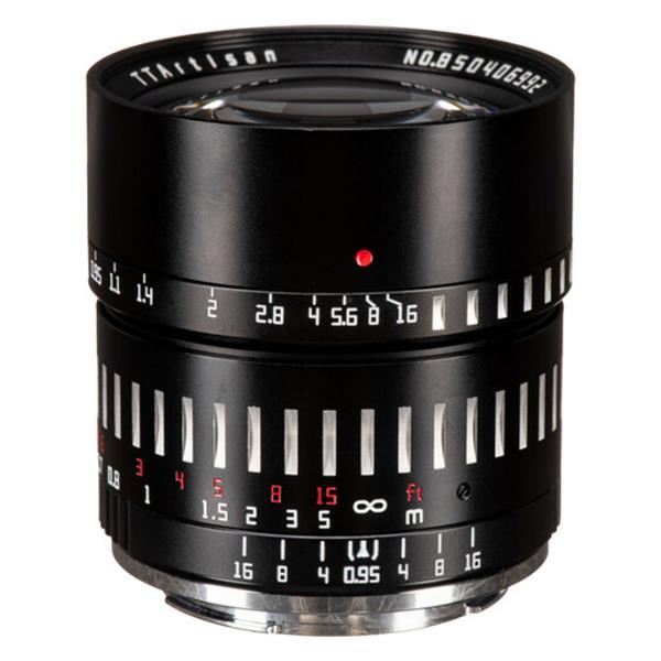 TTArtisan - 50mm F0.95 APS-C Lens - Sony E - Black and Silver