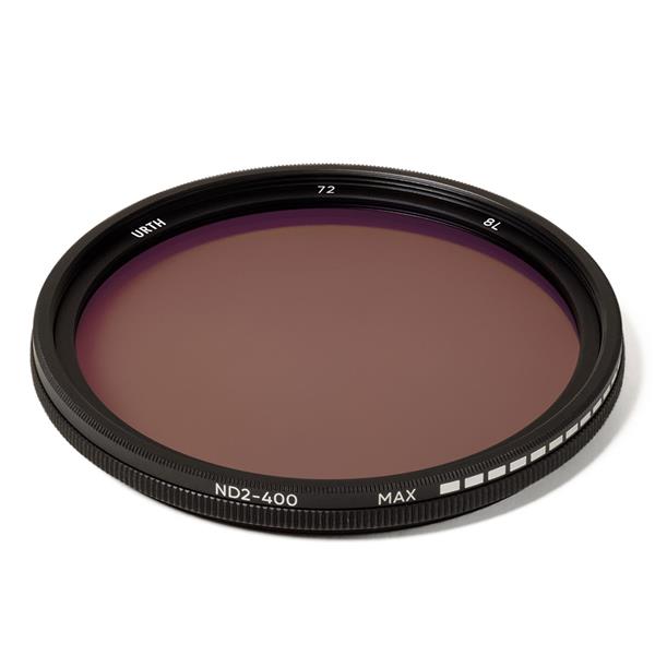 Urth - Variable ND Filter - ND2-400 - 72mm - 1-8.6 Stop