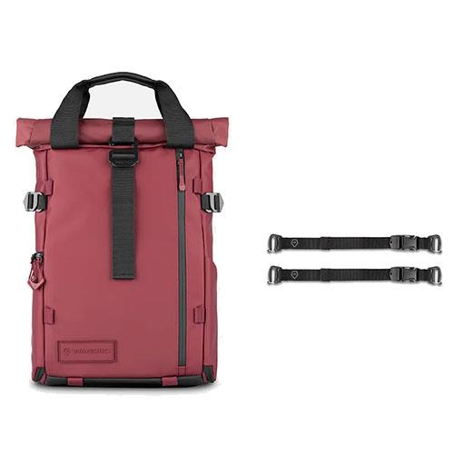 Wandrd PRVKE 15 Backpack Photography Bundle V4 - Burgundy
