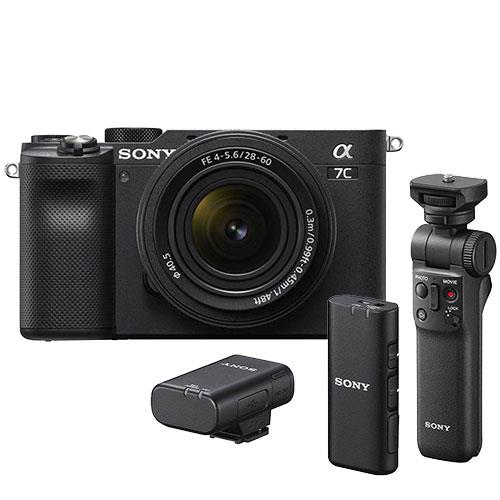 a7C Mirrorless Camera in Black with FE 28-60mm Lens Creator Kit Product Image (Primary)