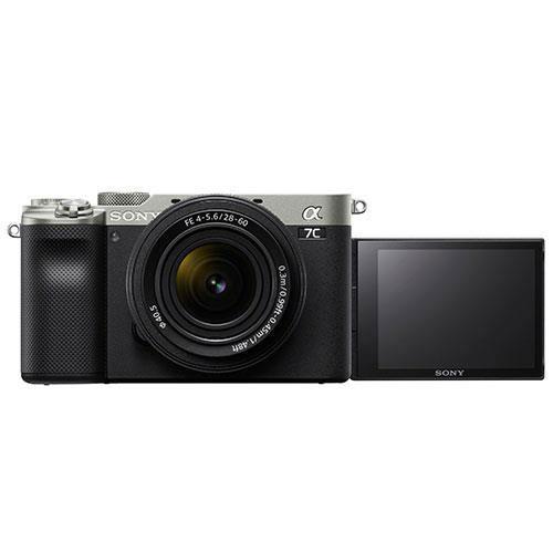 a7C Mirrorless Camera in Silver with FE 28-60mm Lens Creator Kit Product Image (Secondary Image 2)
