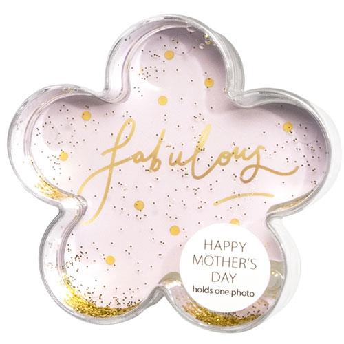 Glitter Frame Flower in Gold Product Image (Primary)