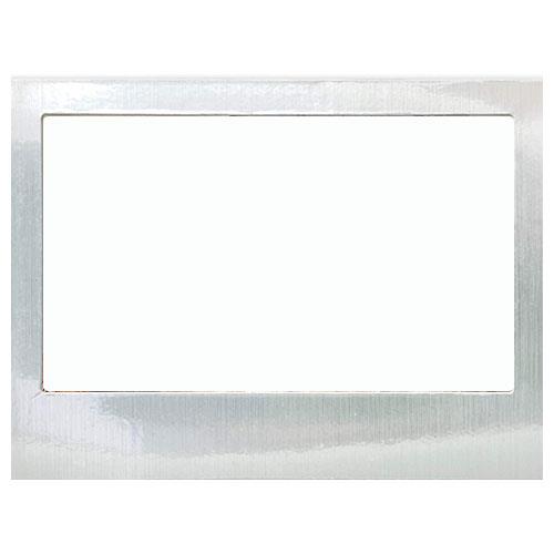 6x4-inch Magnetic Fridge Photo Frame in Silver 3 Pack Product Image (Primary)