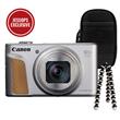 Canon PowerShot SX740 HS Camera in Silver with Canon Case & Joby GorillaPod Canon PowerShot SX740 HS Camera in Silver with Canon Case & Joby GorillaPod
