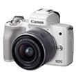 Canon EOS M50 Mirrorless Camera in White with EF-M 15-45mm IS STM Lens Canon EOS M50 Mirrorless Camera in White with EF-M 15-45mm IS STM Lens